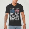 Cool I Get My Daddy Back Today Military Child Small Men's V-Neck T-Shirt