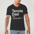 Cool Tennis Novelty For Men Dad Tennis Lover Tennis Player Men's V-Neck T-Shirt