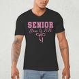 Coquette Senior 2026 Class Of 2026 Pink Bow Graduation 2026 Men's V-Neck T-Shirt