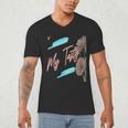 Cultural Flavor Memory Floral Nostalgia Garden Sentiment Men's V-Neck T-Shirt
