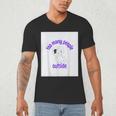 Cute Puppy With a Quote For Introverts Men's V-Neck T-Shirt Cute Puppy With a Quote For Introverts Men's V-Neck T-Shirt