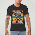 Dabbing Boy Goodbye 2nd Grade Hello 3rd Grade Graduation Men's V-Neck T-Shirt
