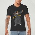 Dabbing Graduation Class Of 2023 Shirt History Month Men's V-Neck T-Shirt