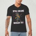 Dabbing Graduation Class Of 2025 Girls 5th Grade Nailed It Men's V-Neck T-Shirt