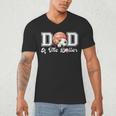 Dad Of The Birthday Boller Born 2 Ball Matching Family Party Men's V-Neck T-Shirt