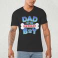 Dad Of The Birthday Boy Matching Dog Family Birthday Party Men's V-Neck T-Shirt