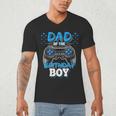 Dad Of The Birthday Boy Matching Video Gamer Birthday Party Men's V-Neck T-Shirt