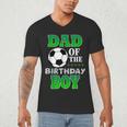 Dad Of The Birthday Boy Soccer Stars Outfit Men's V-Neck T-Shirt