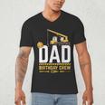 Dad Birthday Crew Construction Men's V-Neck T-Shirt
