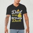 Dad Of The Birthday Duck Boy Rubber Duck Birthday Girl Men's V-Neck T-Shirt Dad Of The Birthday Duck Boy Rubber Duck Birthday Girl Men's V-Neck T-Shirt