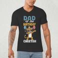 Dad Of The Birthday Girl Boy Cheetah Men's V-Neck T-Shirt Dad Of The Birthday Girl Boy Cheetah Men's V-Neck T-Shirt
