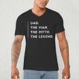 For Dad Birthday From Son Daughter Cool Small Men's V-Neck T-Shirt