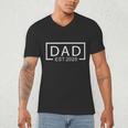 Dad Est2025 Expect Baby 2025 Father 2025 Logo New Dad 2025 Men's V-Neck T-Shirt