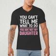Dad For Father Daddy Papa Men From Daughter Dad Men's V-Neck T-Shirt
