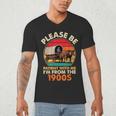 Dad Father's Day Please Be Patient I'm From The 1900s Men's V-Neck T-Shirt