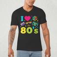 Dad I Love The 80's Retro 80s Nostalgia For Dad Men's V-Neck T-Shirt