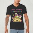 Dad Of Miss Three-Esta Mexican Fiesta 3rd Birthday Outfit Men's V-Neck T-Shirt