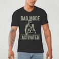 Dad Mode Activated Tactical Baby Carrier Military Father Men's V-Neck T-Shirt