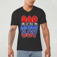 Dad And Mom Birthday Boy Spider Family Matching Men's V-Neck T-Shirt