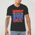 Dad And Mom Mommy Birthday Boy Spider Family Matching Men's V-Neck T-Shirt