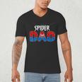 Dad And Mom Spider Family Matching Birthday Halloween Men's V-Neck T-Shirt