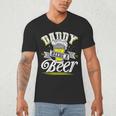 Dad Needs A Beer Button Up Shirts Beer Drinking Lover Men's V-Neck T-Shirt