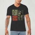 My Dad Is A Soldier Hero Proud Army Son US Military Men's V-Neck T-Shirt