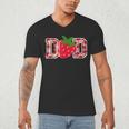 Dad Strawberry Birthday Men's V-Neck T-Shirt