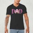 Dad Of The Sweet One Birthday Donut Girl 1st Birthday Men's V-Neck T-Shirt