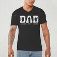 Dad Veteran Myth Legend Dad Military Father Men's V-Neck T-Shirt Dad Veteran Myth Legend Dad Military Father Men's V-Neck T-Shirt