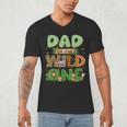 Dad Of The Wild One Birthday Family Matching Party Decor Men's V-Neck T-Shirt Dad Of The Wild One Birthday Family Matching Party Decor Men's V-Neck T-Shirt