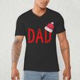 Dad Xmas PJs Christmas Pajamas And Xmas PJ Family Shirt Men's V-Neck T-Shirt