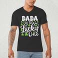 Dada Of The Lucky One First Birthday St Patrick's Day Men's V-Neck T-Shirt