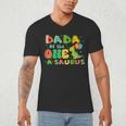 Dada Of The One-A-Saurus 1st Birthday Boy Dinosaur Family Men's V-Neck T-Shirt