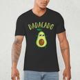 Dadacado Cute Daddy Avocado Pregnant Dad Father Day Men's V-Neck T-Shirt