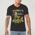 Daddy Dinosaur Shirt Cute Birthday Boy Family Apparel Men's V-Neck T-Shirt Daddy Dinosaur Shirt Cute Birthday Boy Family Apparel Men's V-Neck T-Shirt
