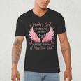 Daddy Girl I Used To Be His Angel Now He Is Mine Men's V-Neck T-Shirt