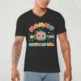 Daddy Mommy Of The Birthday Girl Melon Family Matching Men's V-Neck T-Shirt