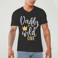 Daddy Of The Wild One Shirt 1st Birthday First Thing Dad Tee Men's V-Neck T-Shirt
