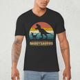Daddysaurus DadRex Dinosaur Men Men's V-Neck T-Shirt