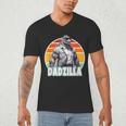 Dadzilla The Rad Dad Kaiju Vibes Men's V-Neck T-Shirt