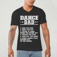 Dancer Dad Dancing Father Of A Dancer Dad Men's V-Neck T-Shirt