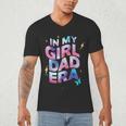 In My Daughter Era Dad Life Soft Pastel Pride Theme Men's V-Neck T-Shirt