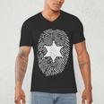 Deputy Sheriff DNA Sheriff Graduation 6 Star Badge Men's V-Neck T-Shirt