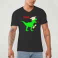 Dinosaur Rawr Diploma Grad Graduate Graduation Men's V-Neck T-Shirt