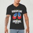 Discipline Arsenal Pinoy Nostalgia Filipino Tsinelas Men's V-Neck T-Shirt Discipline Arsenal Pinoy Nostalgia Filipino Tsinelas Men's V-Neck T-Shirt