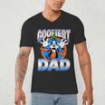 Disney Mickey And Friends Father's Day Goofiest Dad Vintage Men's V-Neck T-Shirt