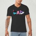 Disney Minnie Mouse And Daisy Duck Dad Father's Day Birthday Men's V-Neck T-Shirt