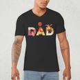 Disney Winnie The Pooh And Friends Dad Father's Day Birthday Men's V-Neck T-Shirt