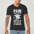 Doctorate Is Forever- Graduation Achievement DBA Doctorate Men's V-Neck T-Shirt